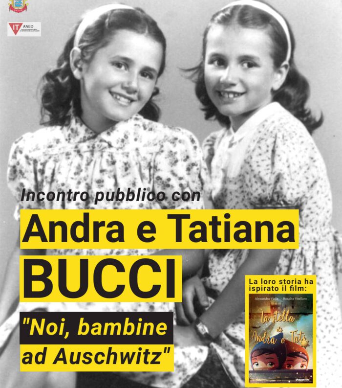 Subiaco, incontro pubblico con Andra e Tatiana Bucci, superstiti del campo di concentramento di Auschwitz