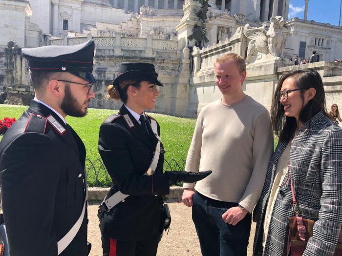 Lungotevere sposi derubati