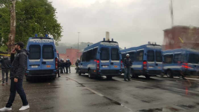 Lazio Atalanta Stadio Olimpico tafferugli e violenze