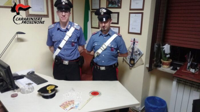 paliano cocaina arrestato 25enne di colleferro