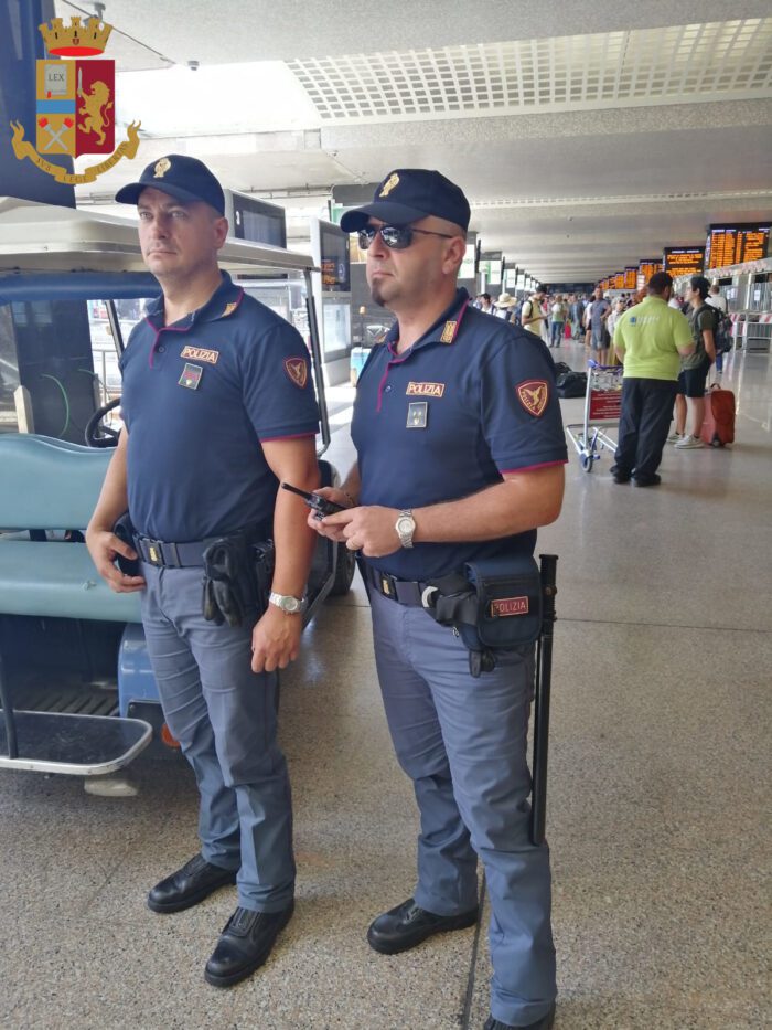 Roma controlli stazioni ferroviarie arresti Termini Tiburtina