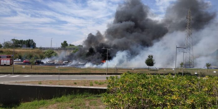 roma gra a90 fumo strada pisana oggi 29 giugno 2020