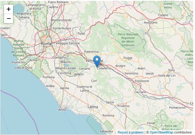 Artena scossa di terremoto oggi 16 novembre 2019