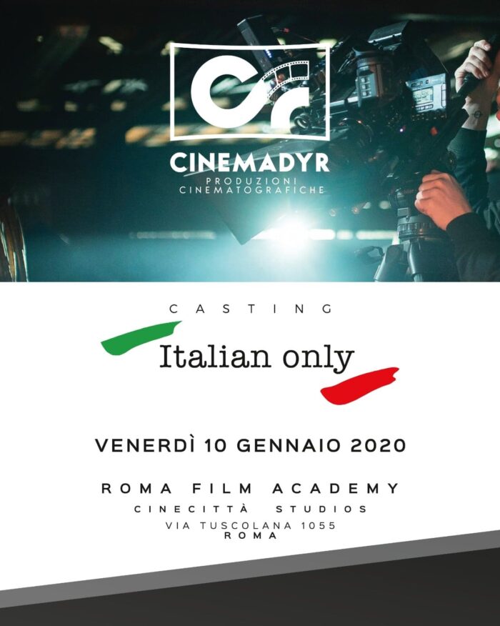 Roma, casting per Italian Only: il nuovo film di Modestino Di Nenna