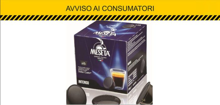 Capsule compatibili con macchine Nescafè® Dolce Gusto Meseta richiamate: i lotti interessati