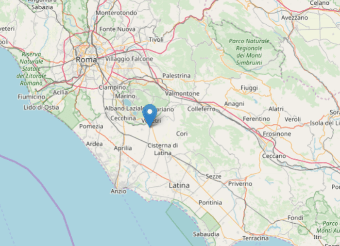 Velletri scossa terremoto 26 dicembre 2019