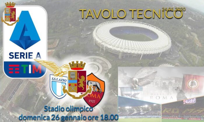 Roma. Tavolo tecnico in Questura in vista del derby di campionato