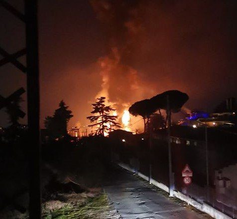 aprilia incendio loas italia arpa lazio