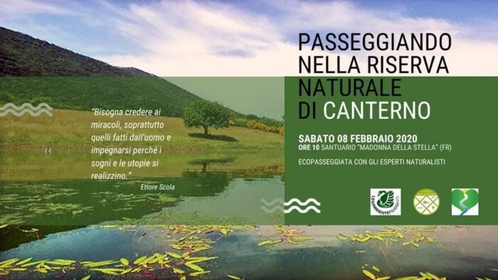 lago canterno passeggiata riserva naturale sabato 8 febbraio 2020