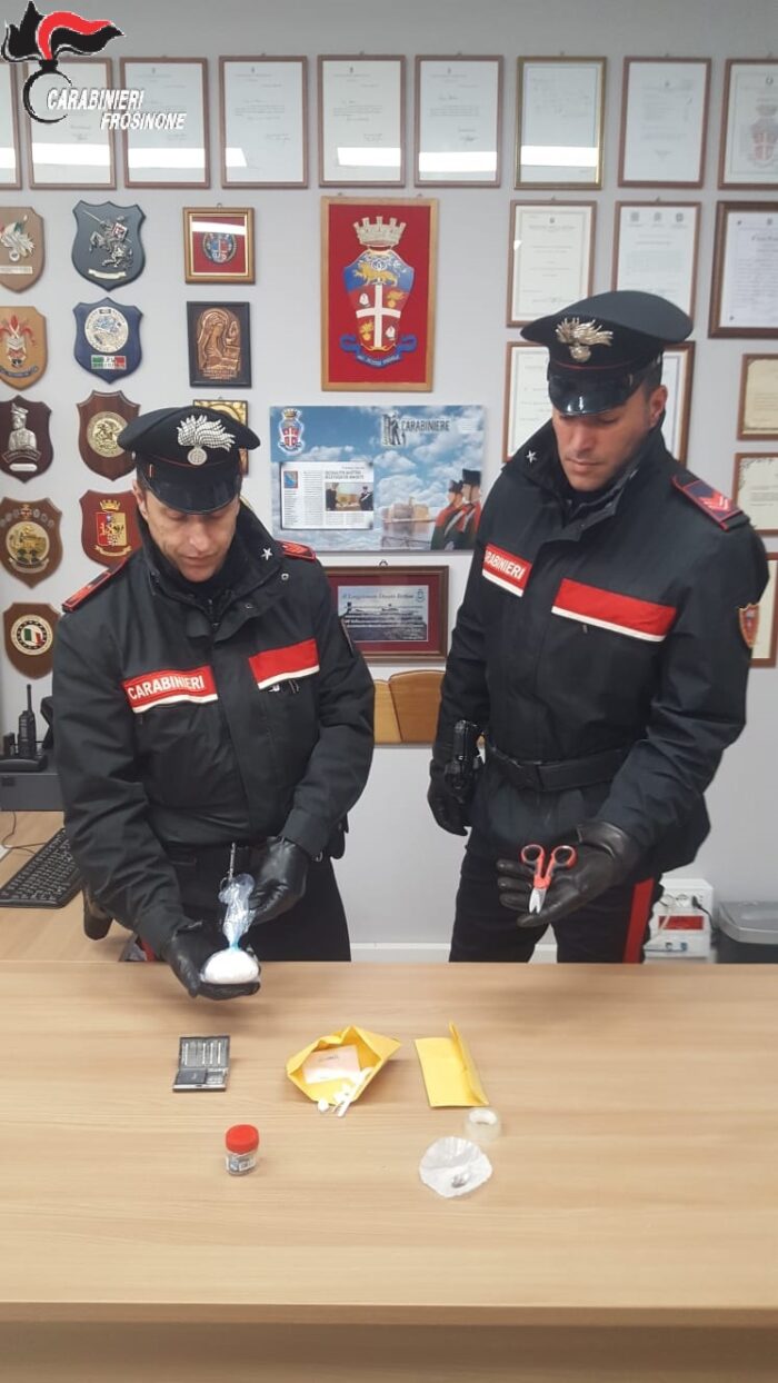 atina droga cocaina spaccio perquisizione casa