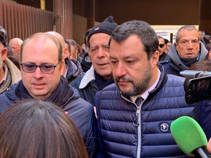 castelli romani corteo protesta matteo salvini