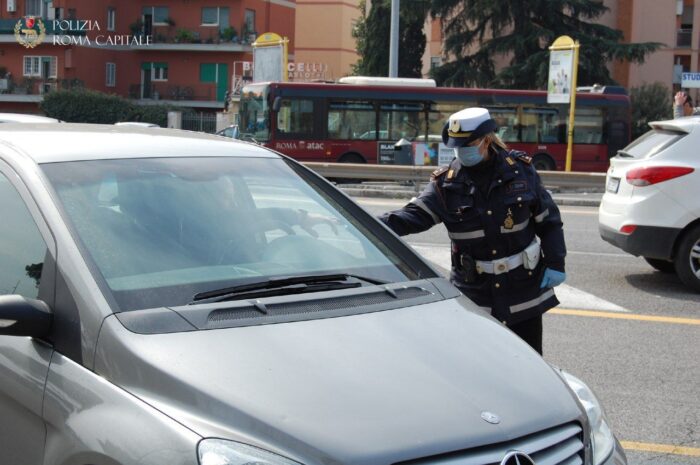 Roma controlli polizia locale fine settimana dpcm coronavirus 22 marzo 2020