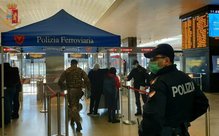Lazio stazioni ferroviarie arresto Roma denunciato Colleferro