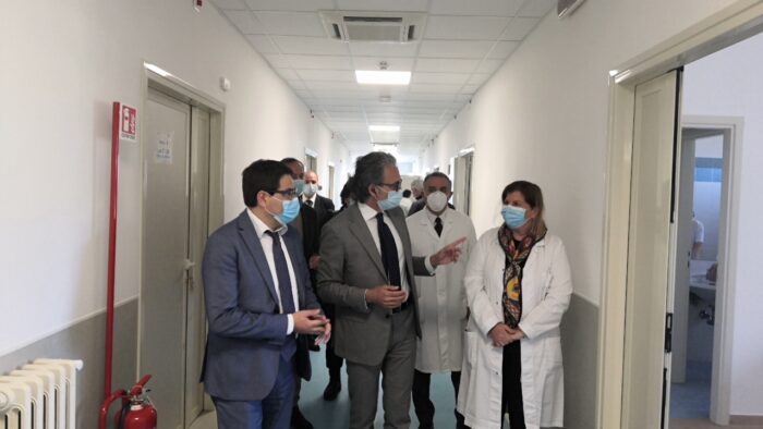 Coronavirus D'Amato visita RSA Covid pubblica Genzano