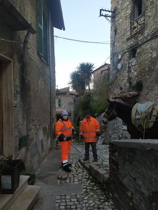 Artena, al via la disinfestazione nei vicoli del centro storico: i positivi restano 16