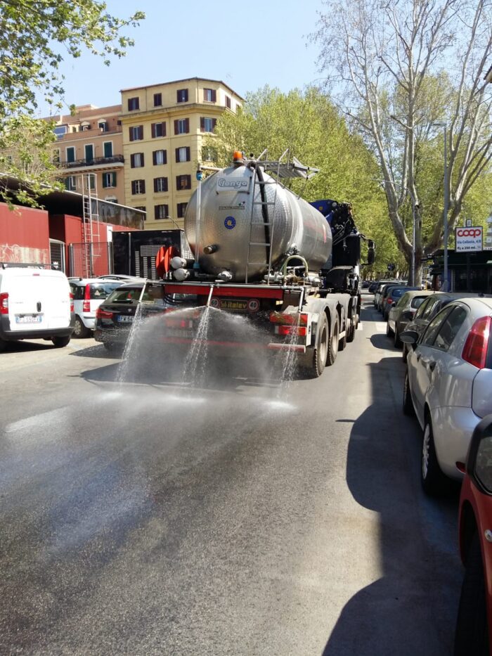 roma autobotti servizio giardini sanificazione strade