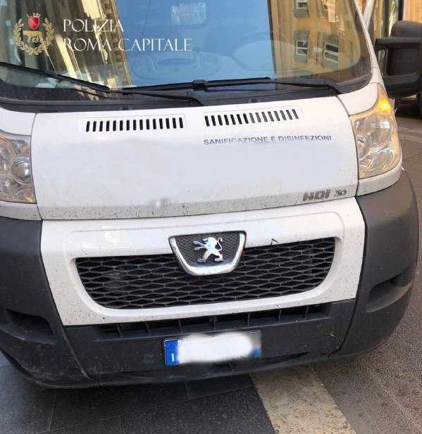 roma furgone sanificazioni rifiuti speciali