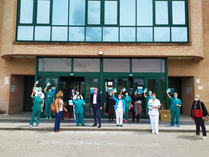 Ciociaria, l'OPI consegna le mascherine agli infermieri dei vari ospedali