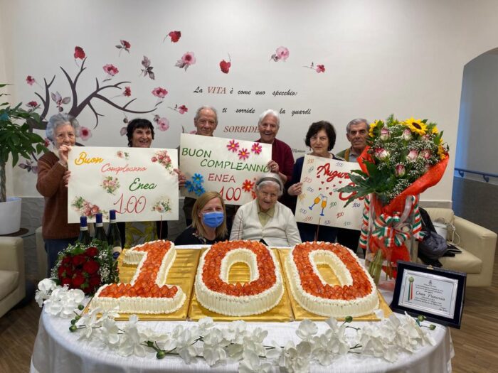 Arce festeggia i cento anni di Enea Paniccia: festa di compleanno in sicurezza