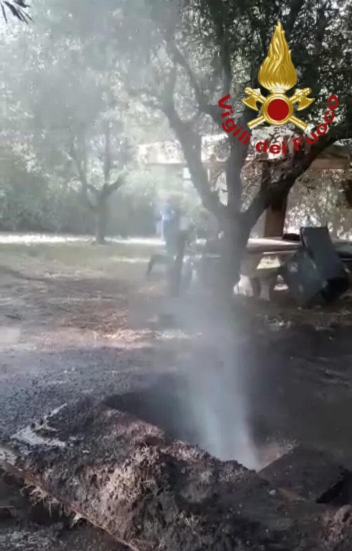 ciampino geyser scavi pozzo sindaco