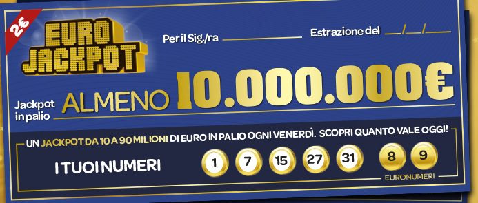 Eurojackpot, estrazione di oggi, 8 giugno 2023: i numeri vincenti