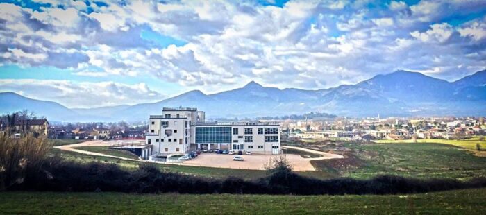 frosinone palazzetto cittadella cielo