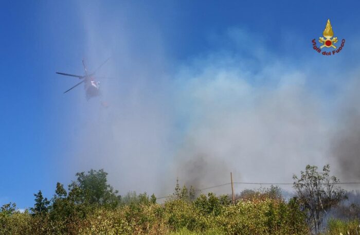 tivoli incendio pomata san gregorio di sassola