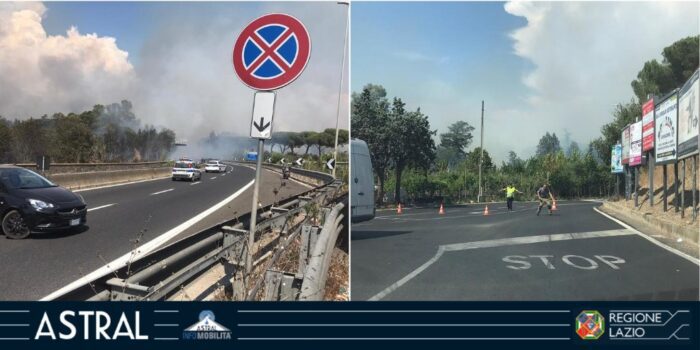 via aurelia incendio oggi