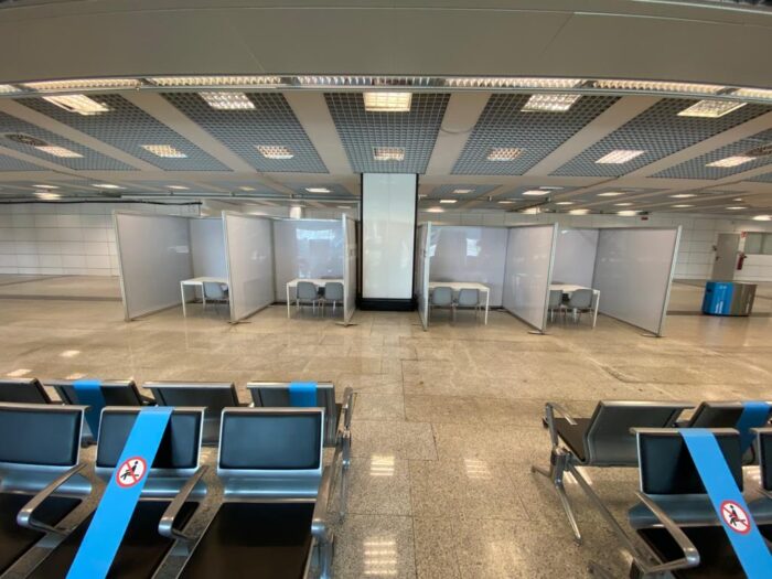 Aeroporti di Fiumicino e Ciampino, allestite le aree dedicate ai test per chi arriva da Croazia, Grecia, Malta e Spagna