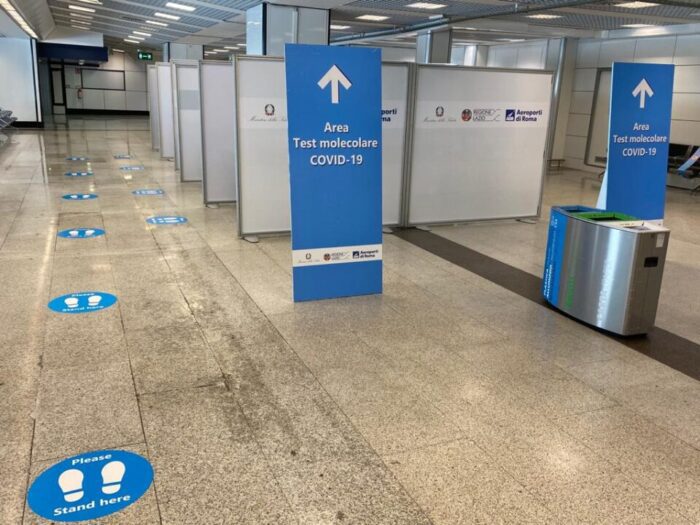 Ciampino e Fiumicino, ieri individuati 8 nuovi casi positivi al coronavirus con i test rapidi agli aeroporti