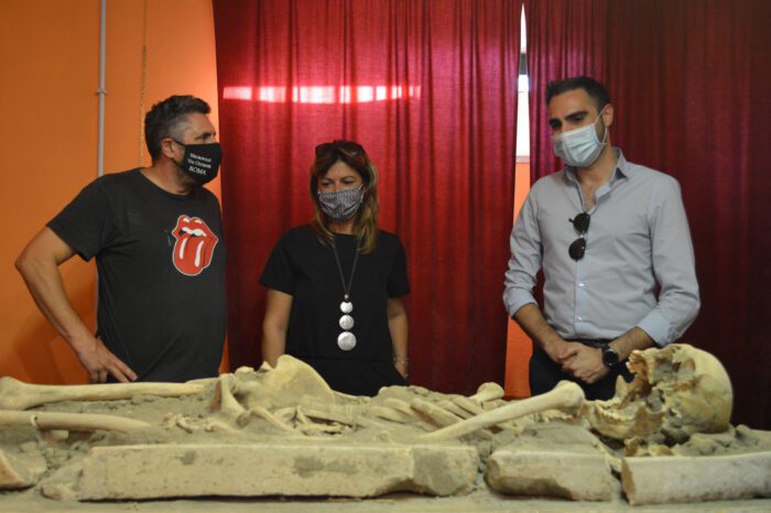 Pomezia, scheletro umano del periodo tardo antico al Museo Lavinium