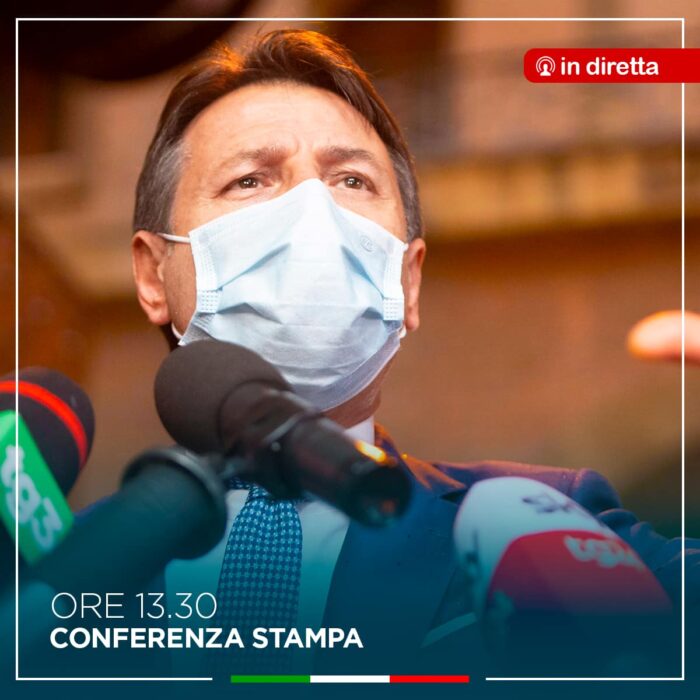 Coronavirus. Firmato il nuovo DPCM: il Premier Conte in conferenza stampa alle 13.30