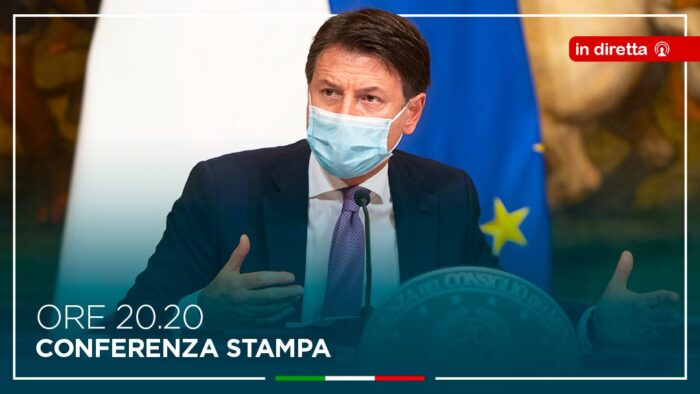 Conferenza stampa Giuseppe Conte stasera misure nuovo DPCM oggi 5 novembre 2020