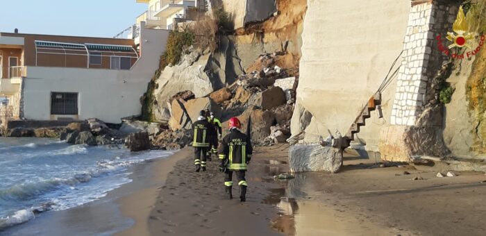 Crollo della falesia, tragedia sfiorata ieri ad Anzio. Il Sindaco chiedere alla Regione Lazio di intervenire con urgenza