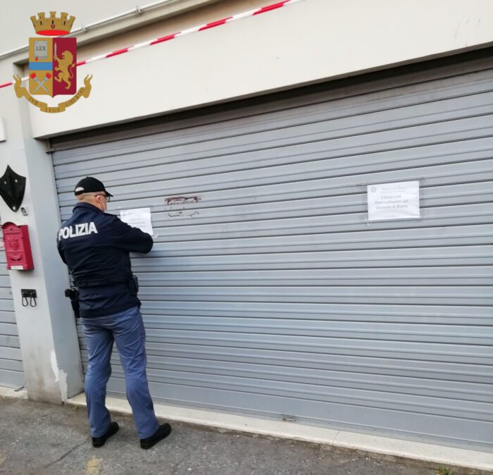 Magliana chiuso circolo privato interno bar sala giochi non in regola