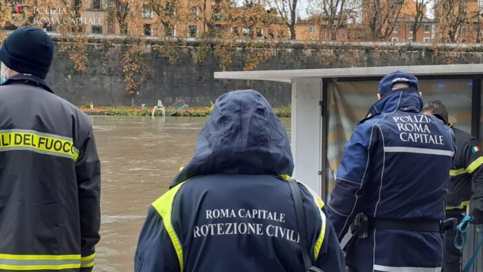 Roma. Fiume Tevere e Aniene: evacuate 70 persone. Le verifiche per rischio esondazione proseguono