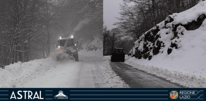 Campo Catino, Campo Staffi e Filettino: la neve scende copiosa