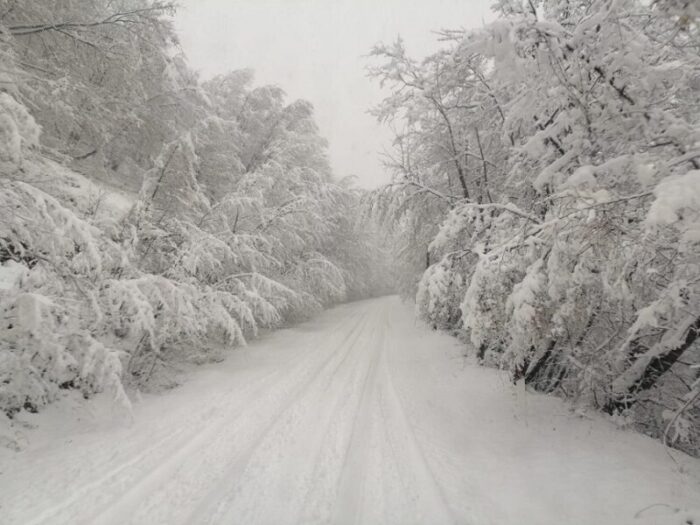 neve roma castelli romani ciociaria