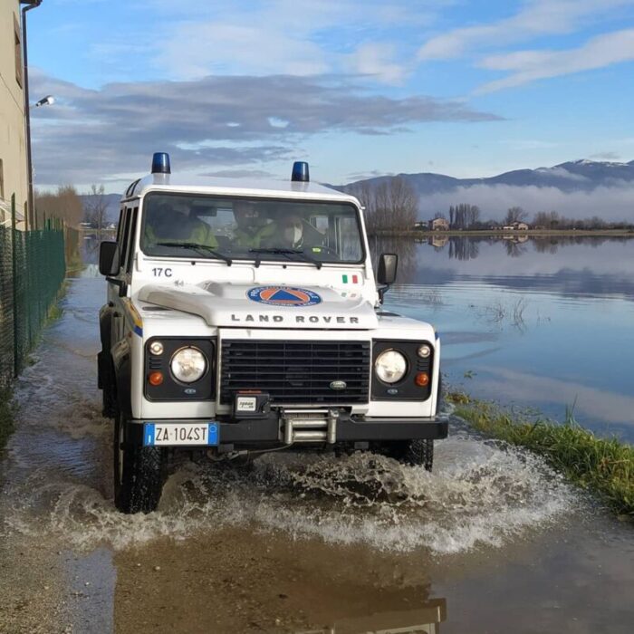 rieti esondazione fiume turano