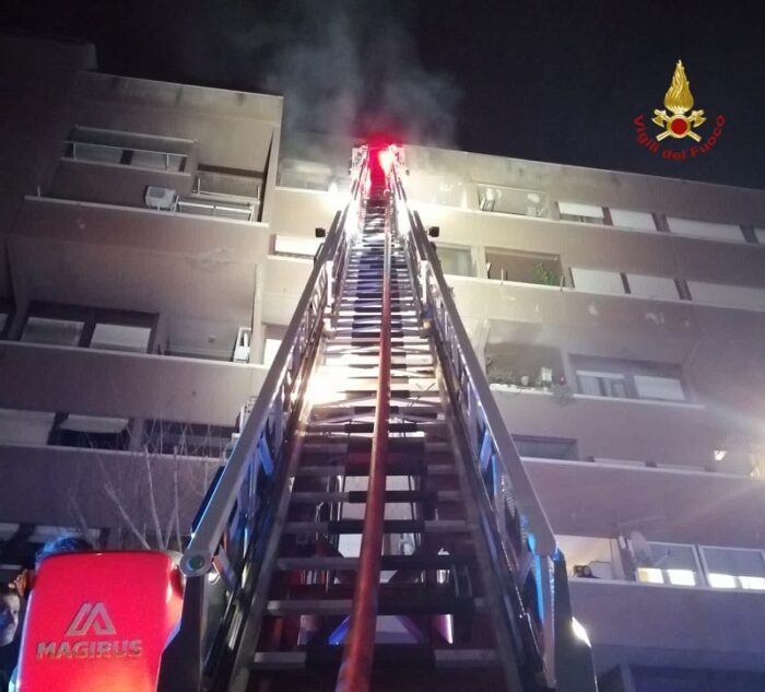 serpentara incendio appartamento palazzo