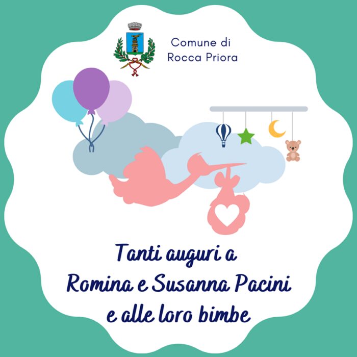 Rocca Priora, sorelle gemelle e contemporaneamente mamme: danno alla luce due bimbe lo stesso giorno. Tantissimi auguri!