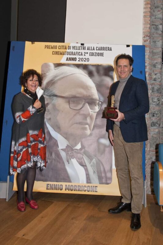 Premio Città di Velletri a Morricone, consegnato in Auditorium il riconoscimento al figlio Andrea