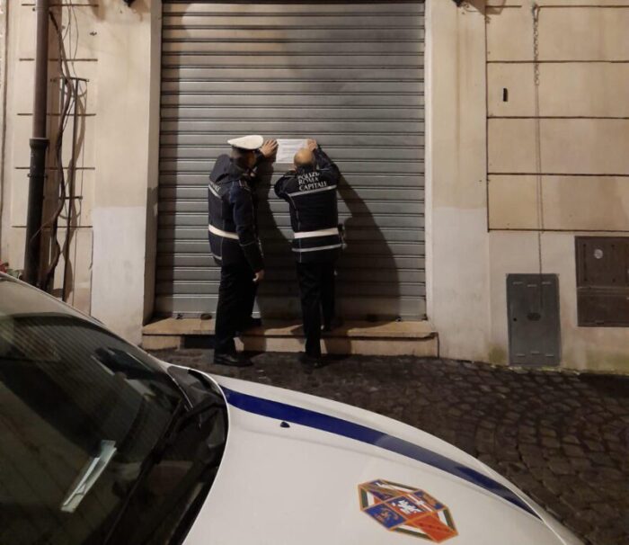 Birreria dell'Appio-Tuscolano (temporaneamente) chiusa e più di 80 multe della Polizia Locale in questi giorni a Roma