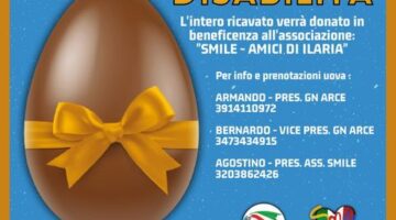 Arce. Un uovo per la disabilità: l'iniziativa di Gioventù Nazionale