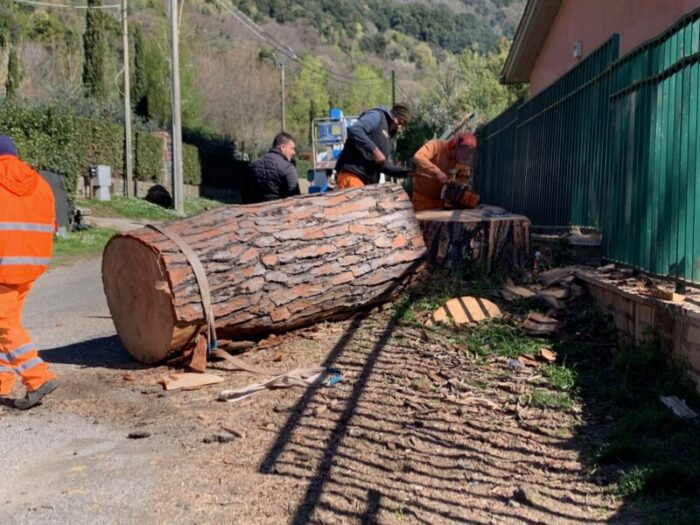 Nemi, via Navi di Tiberio: messa in sicurezza zona d'entrata del Museo delle Navi Romane