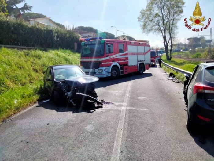 flaminia incidente eliambulanza bambina ospedale