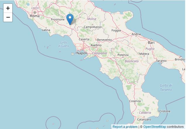 ciociaria terremoto terelle dove è stata avvertita