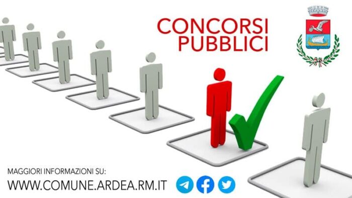 Concorsi Comune Ardea pubblicate graduatorie date