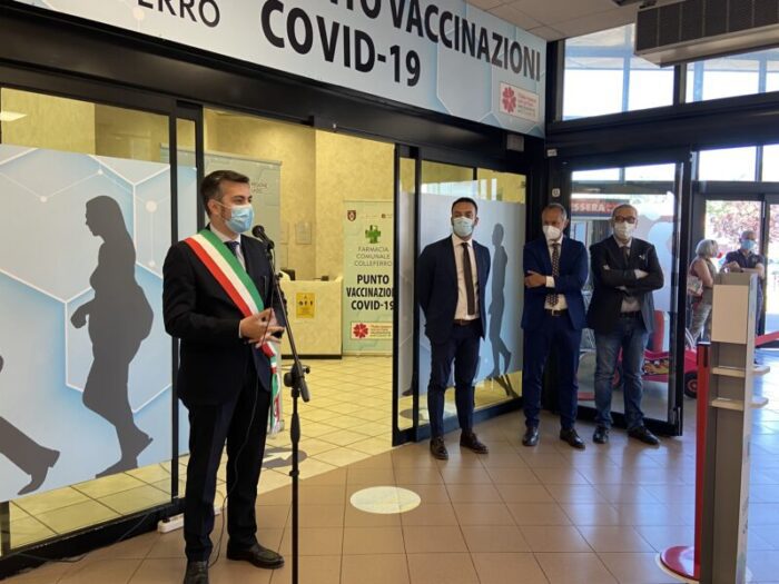 Colleferro inaugurato centro vaccinale farmacia comunale ipercoop