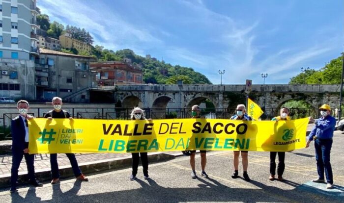 Legambiente flash mob Ceccano Valle del Sacco